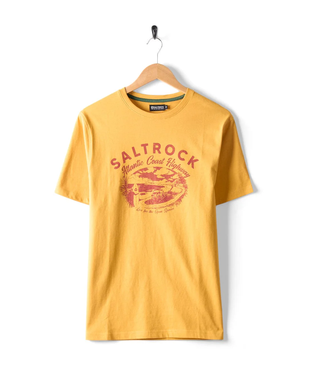 AC Highway - Mens Short Sleeve T-Shirt - Yellow - Image 3
