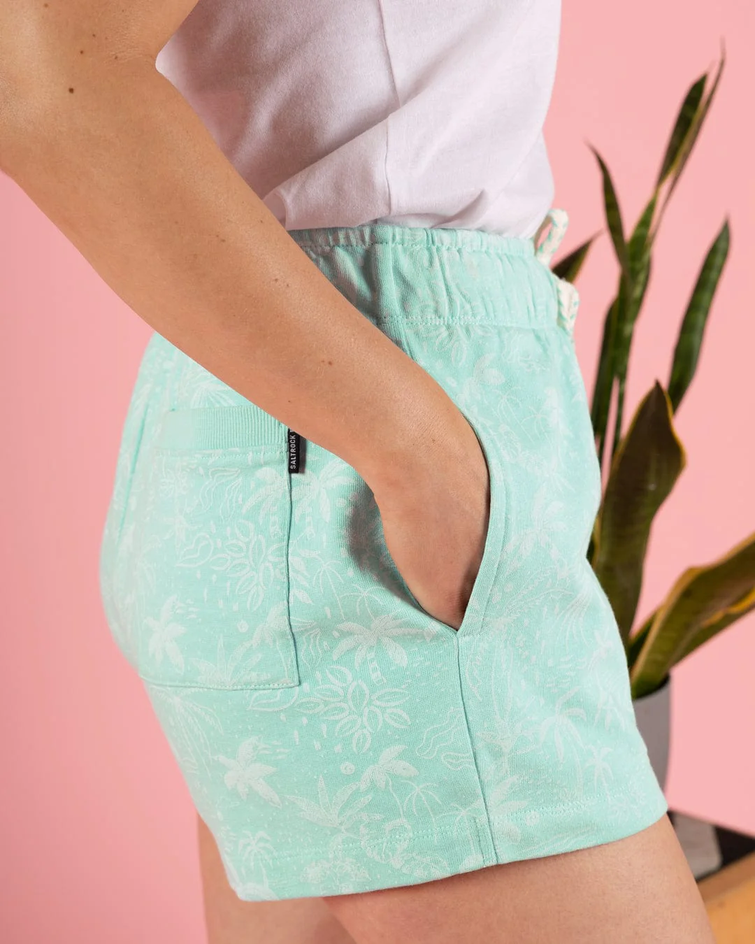 Acapulco - Womens Sweat Shorts - Turquoise - Image 2