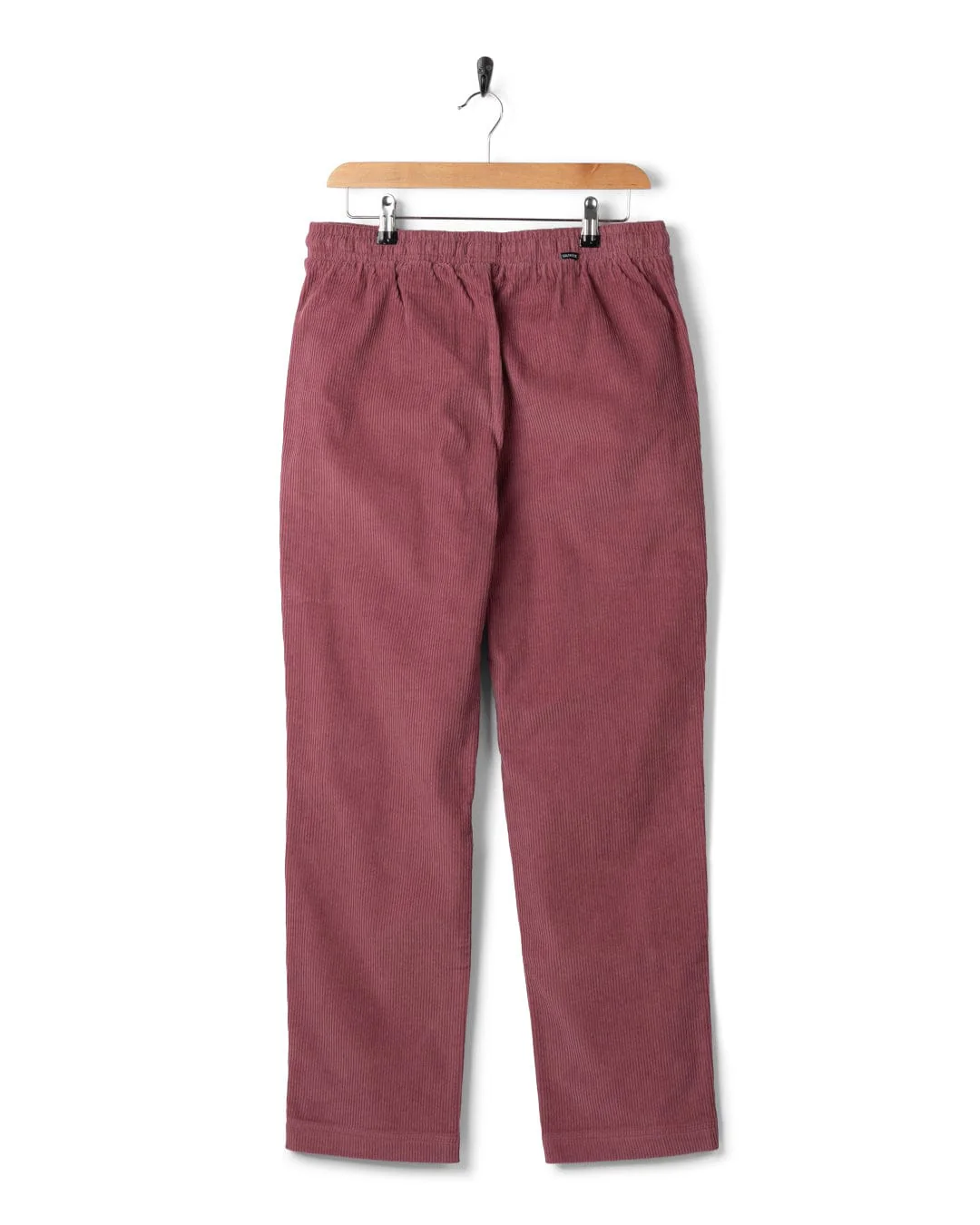 Alora - Womens Corduroy Trouser - Dark Pink - Image 7