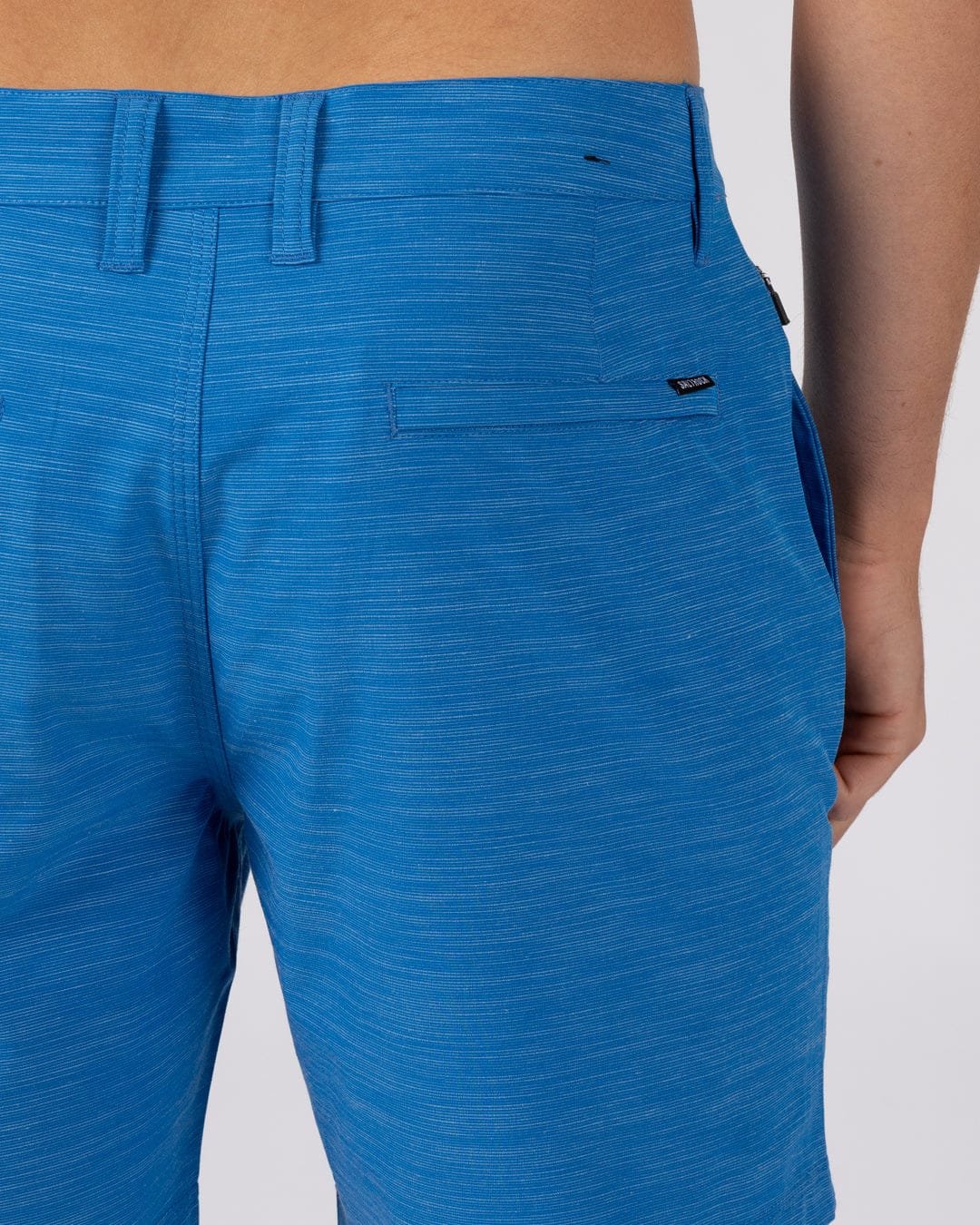 Amphibian 17 - Mens Hybrid Board Shorts - Mid Blue - Image 5
