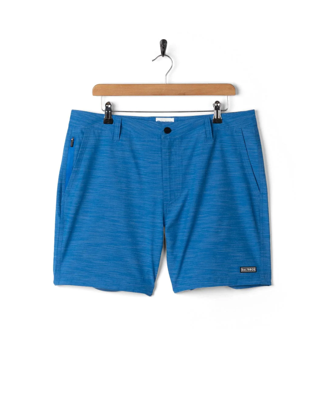 Amphibian 17 - Mens Hybrid Board Shorts - Mid Blue - Image 6