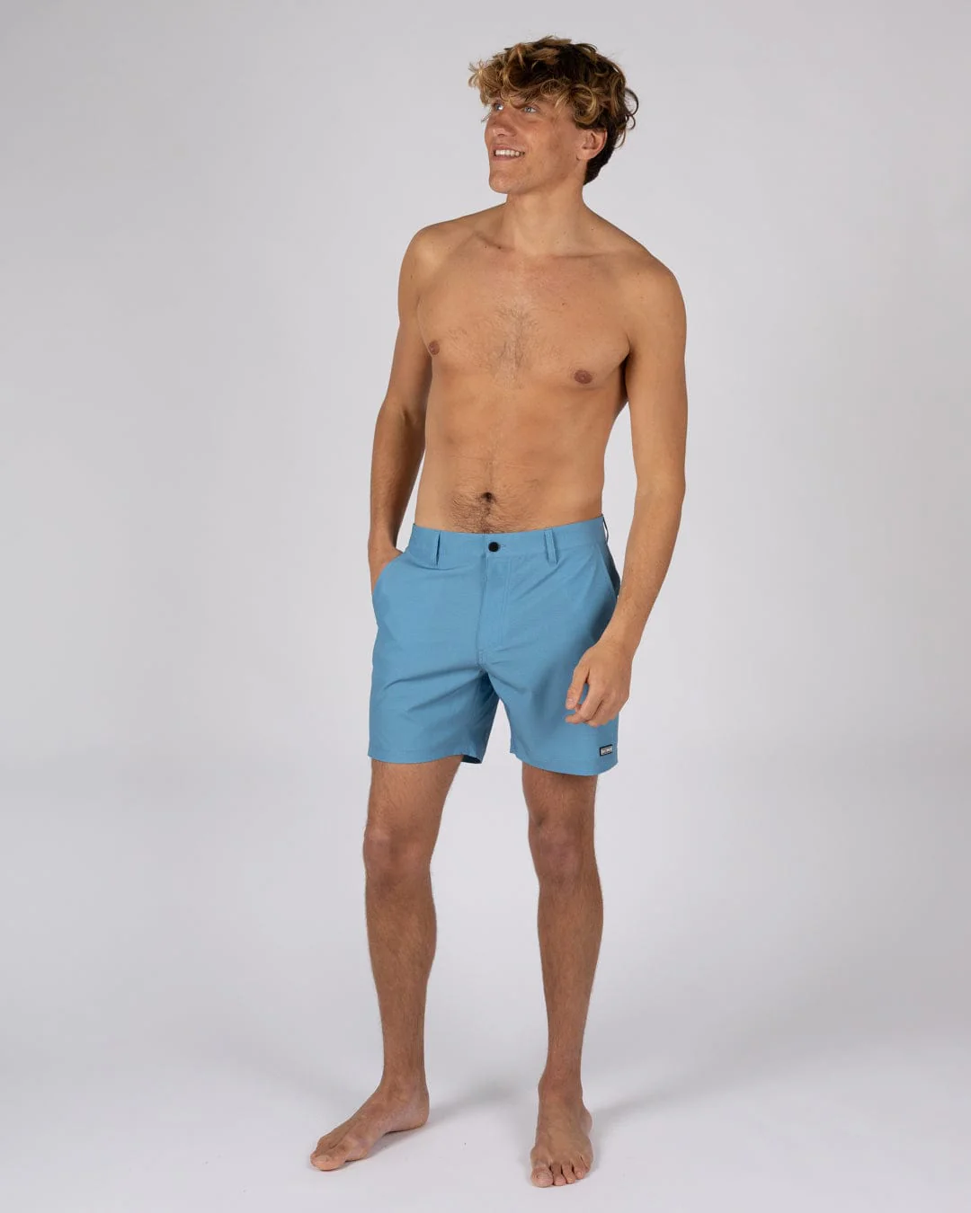 Amphibian 17 - Men's Hybrid Shorts - Blue - Image 4