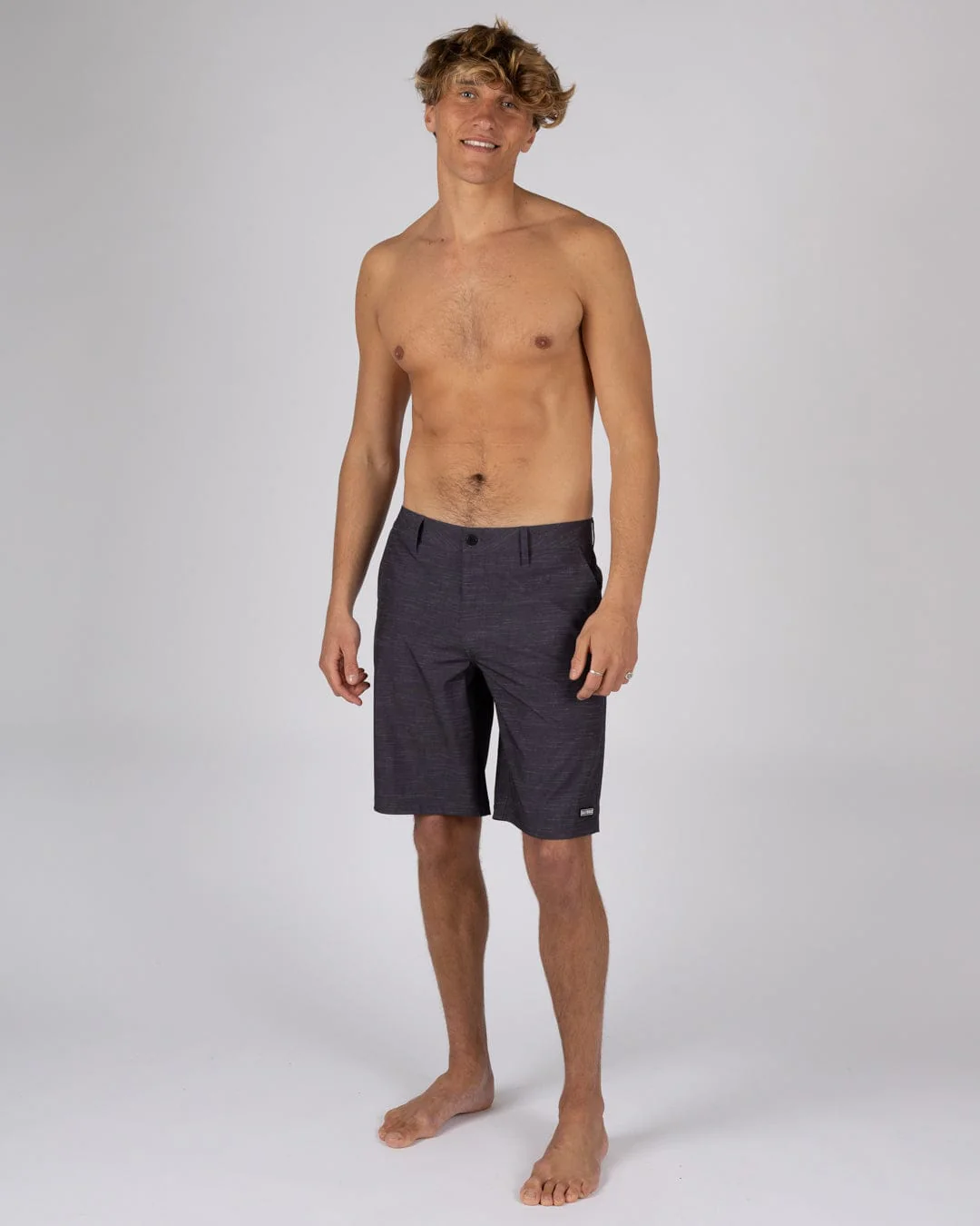 Amphibian 2 -Mens Hybrid Shorts - Dark Grey - Image 4