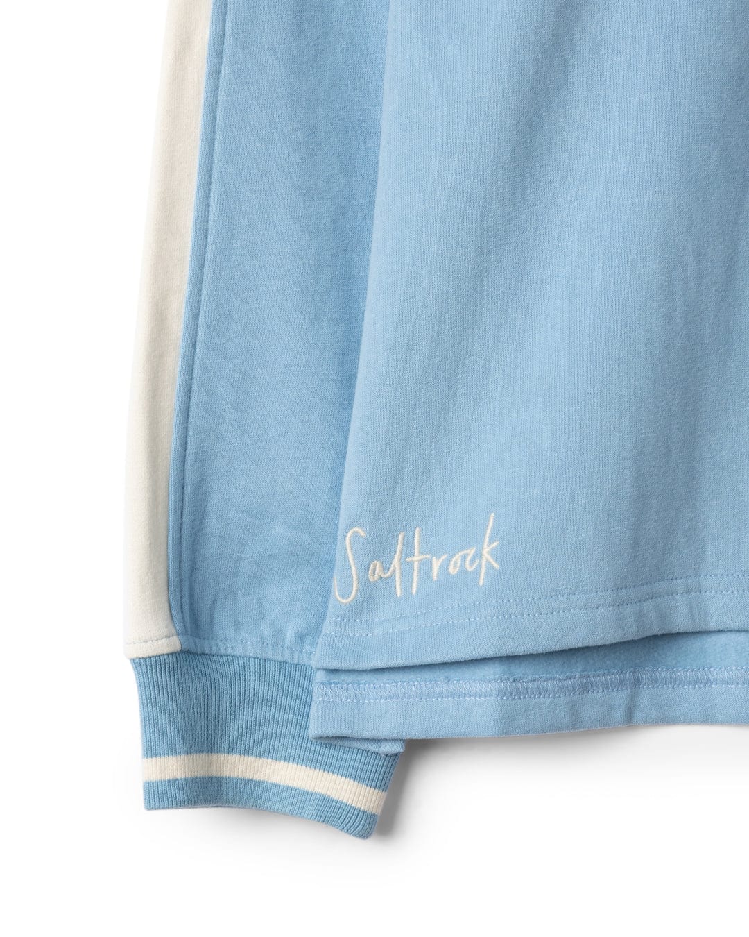 Anna - Womens V-Neck Sweat - Light Blue - Image 6