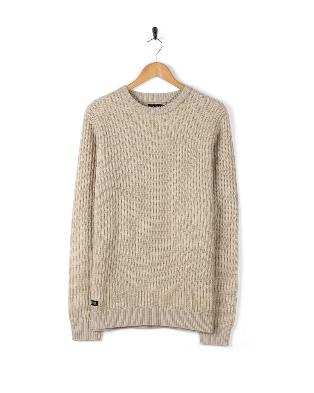 Arlen - Mens Knitted Jumper - Cream - Image 2