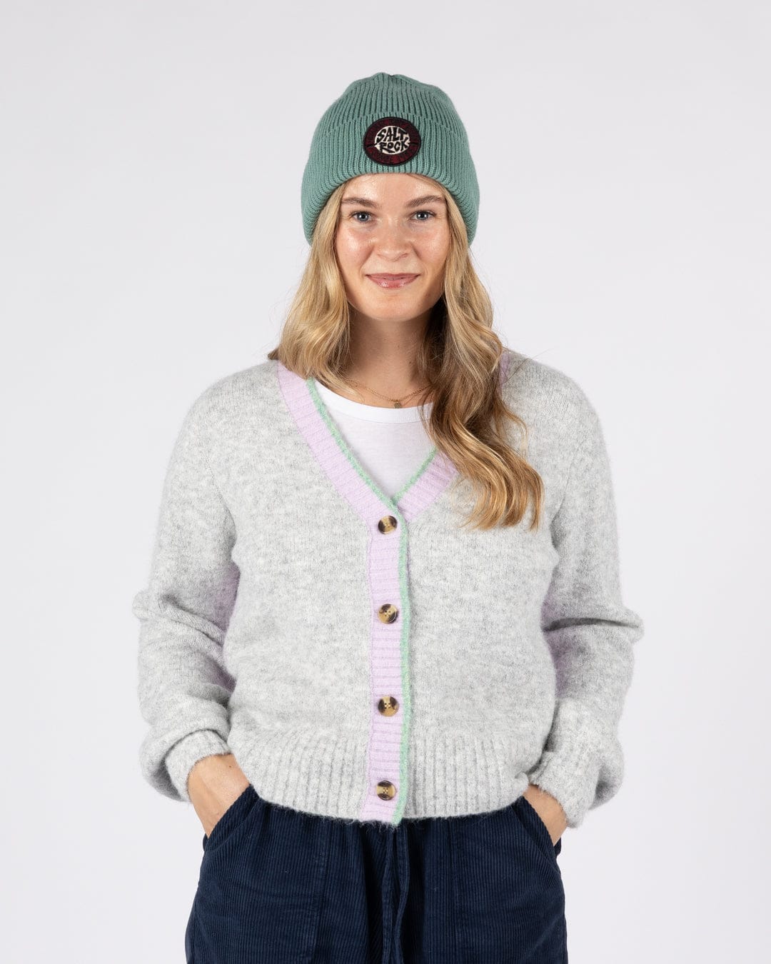 Artie - Womens Cardigan - Grey - Image 2