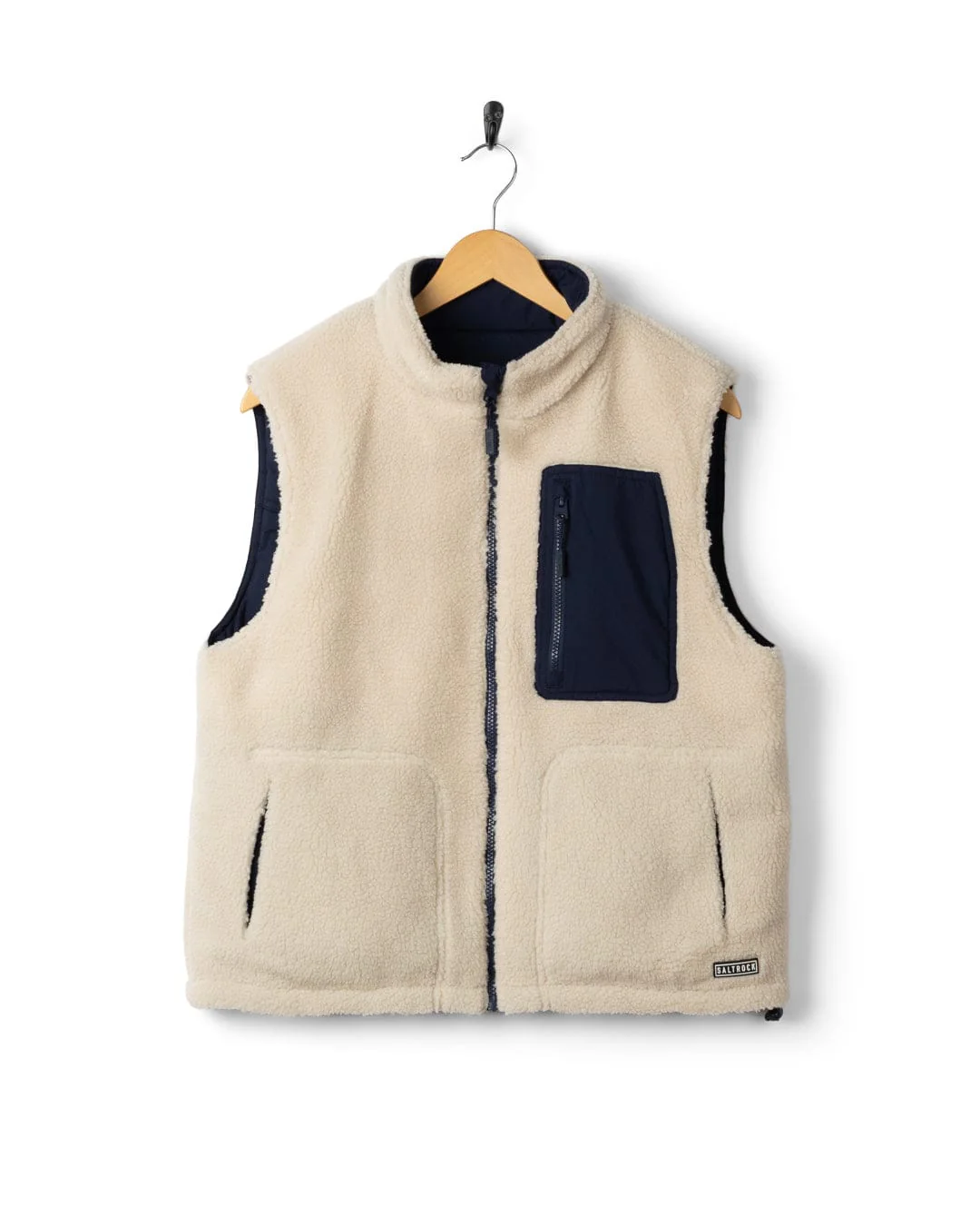 Astra Borg - Womens Reversible Gilet - Navy - Image 12