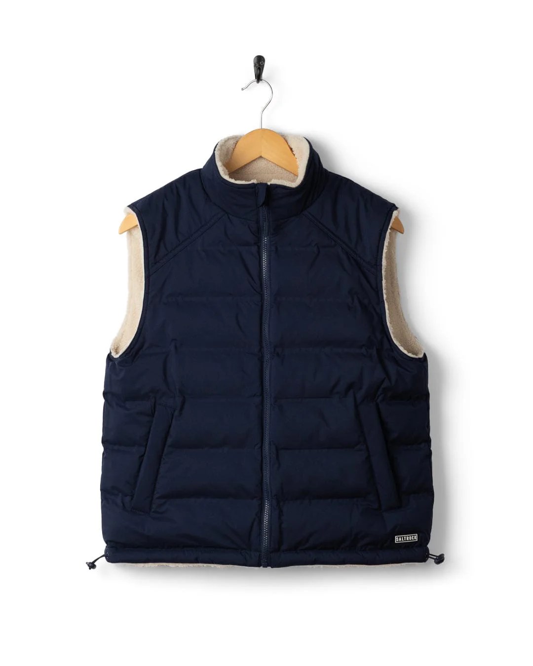 Astra Borg - Womens Reversible Gilet - Navy - Image 13