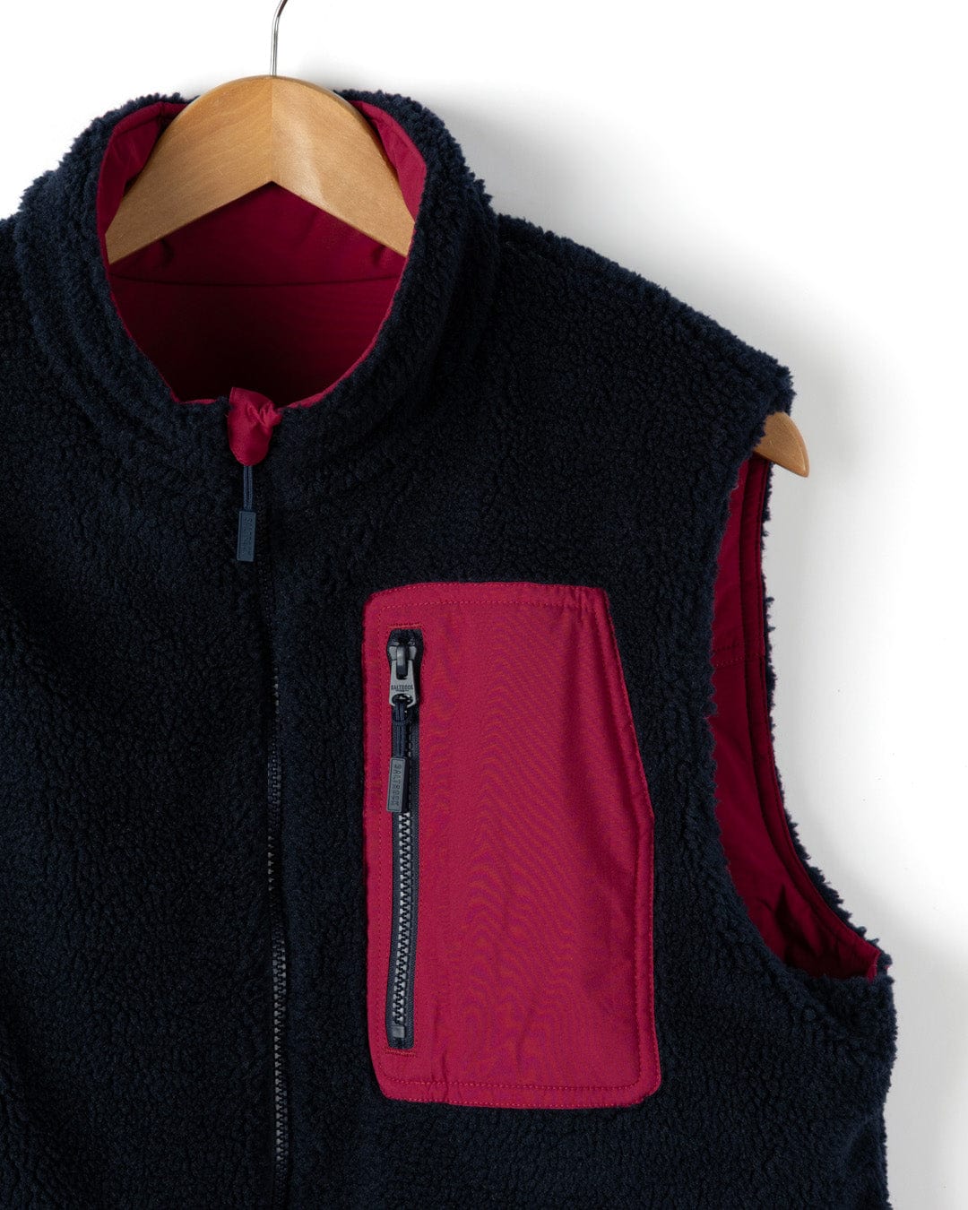 Astra Fleece - Womens Reversible Gilet - Blue/Pink - Image 18