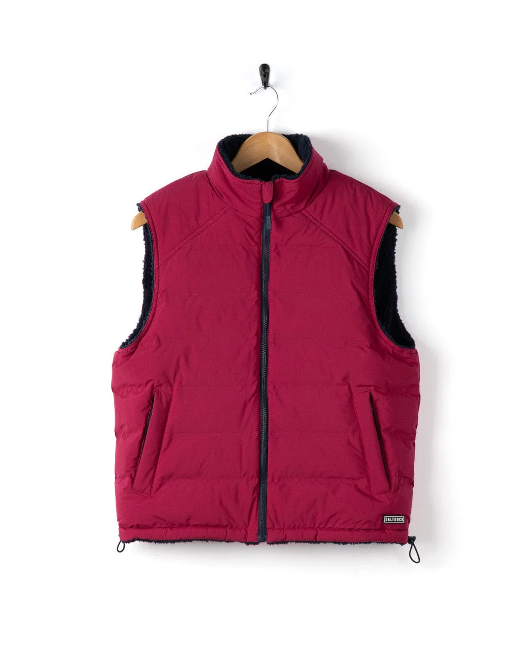 Astra Fleece - Womens Reversible Gilet - Blue/Pink - Image 8