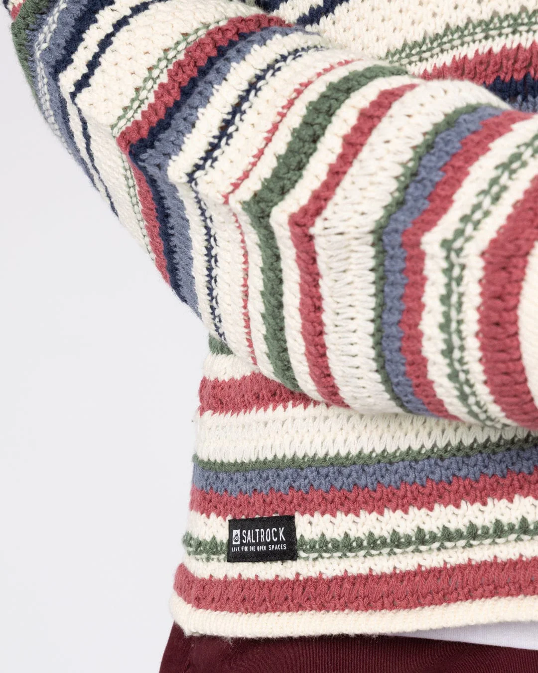 Aubrey Collar - Womens Crochet Knit - Multi - Image 5