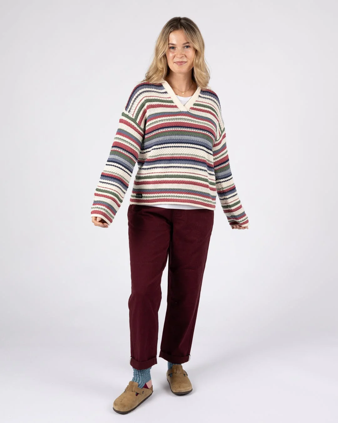 Aubrey Collar - Womens Crochet Knit - Multi - Image 8