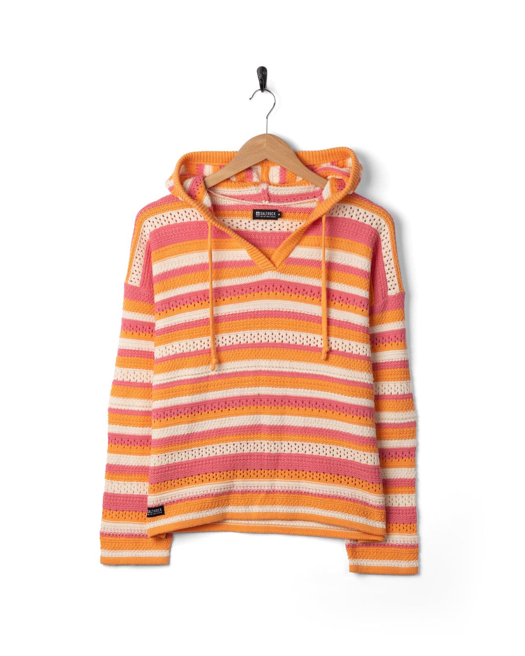 Aurelia - Womens Hooded Jumper - Bright Pink - Image 3