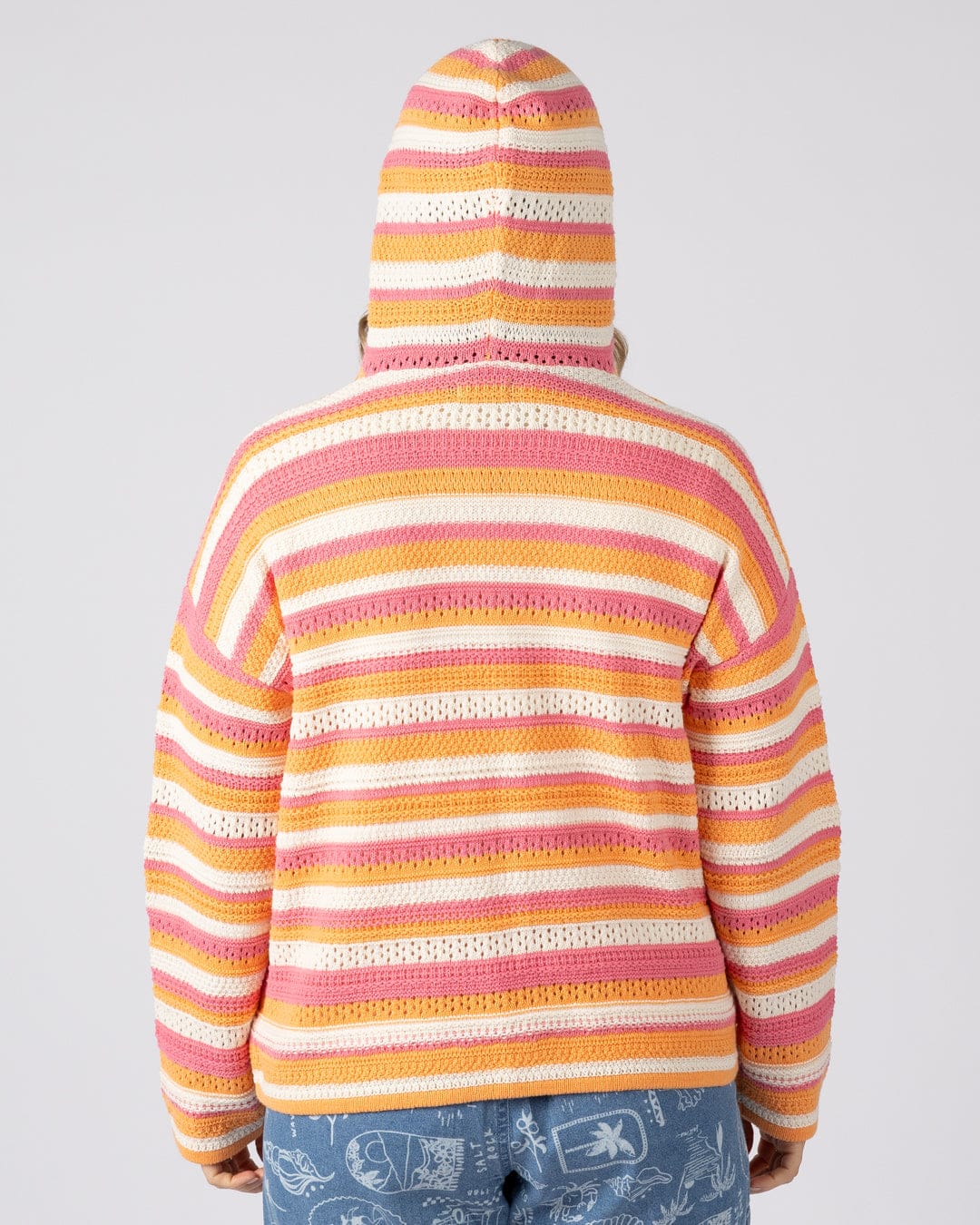Aurelia - Womens Hooded Jumper - Bright Pink - Image 7