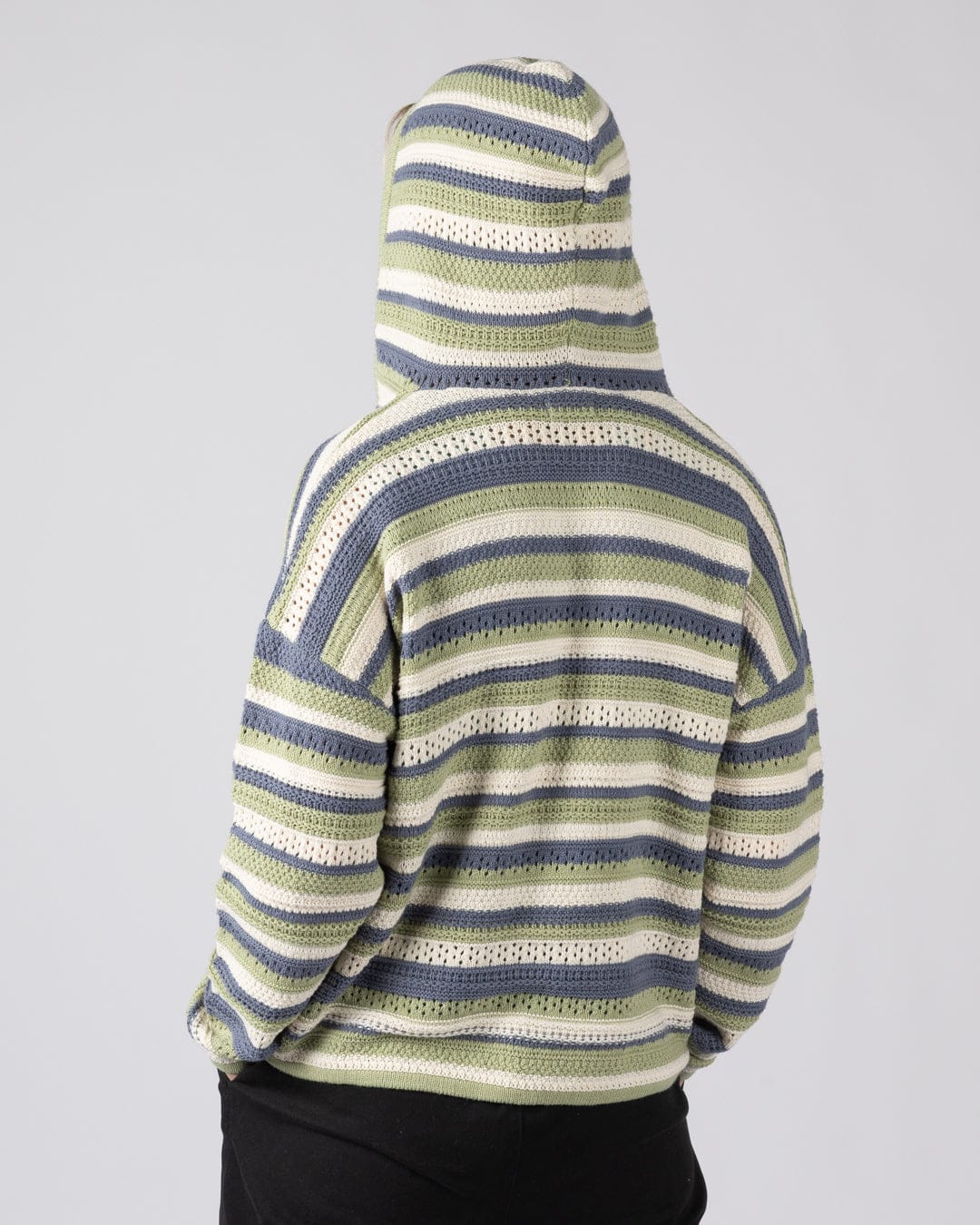 Aurelia - Womens Hooded Jumper - Light Green - Image 5