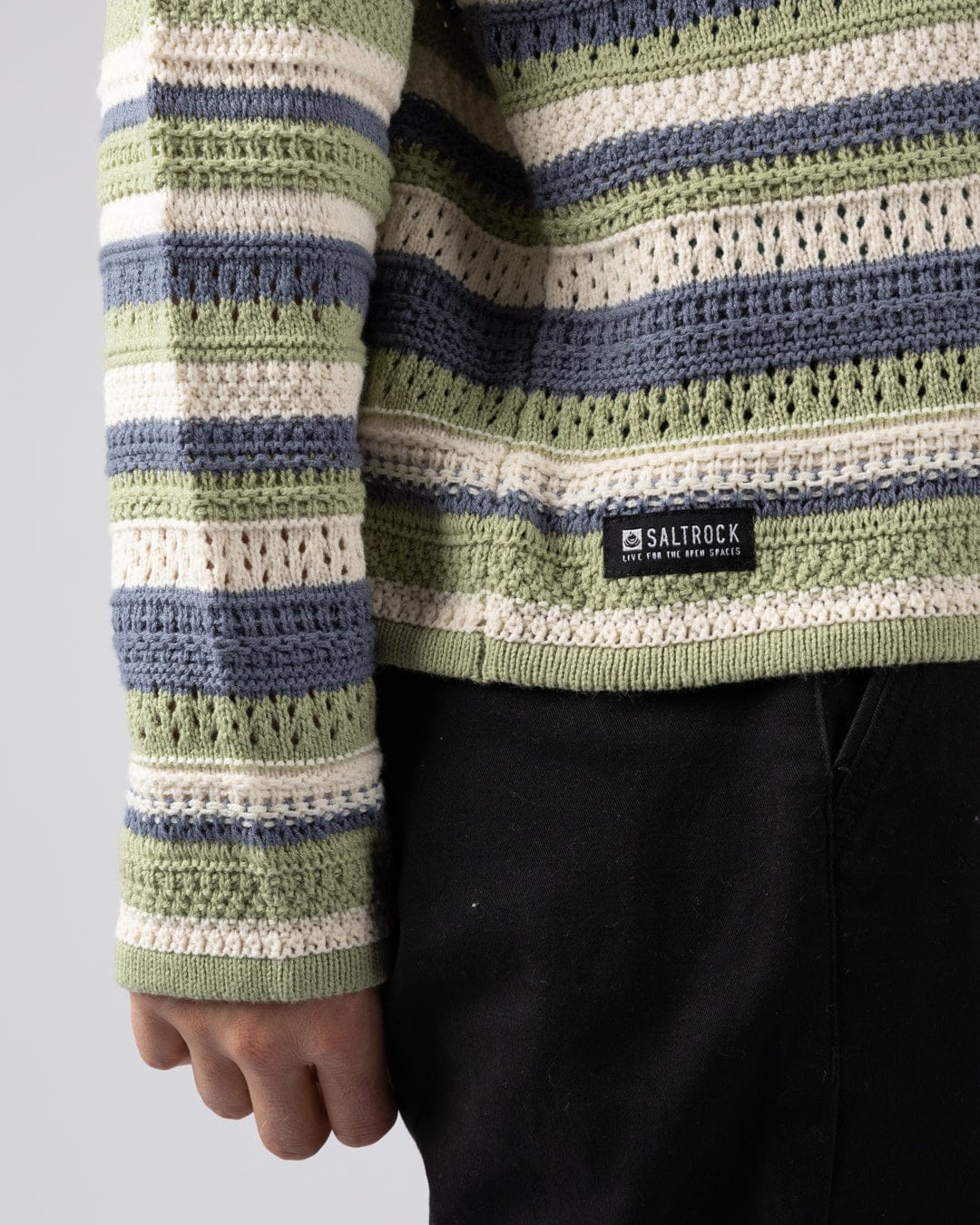 Aurelia - Womens Hooded Jumper - Light Green - Image 7