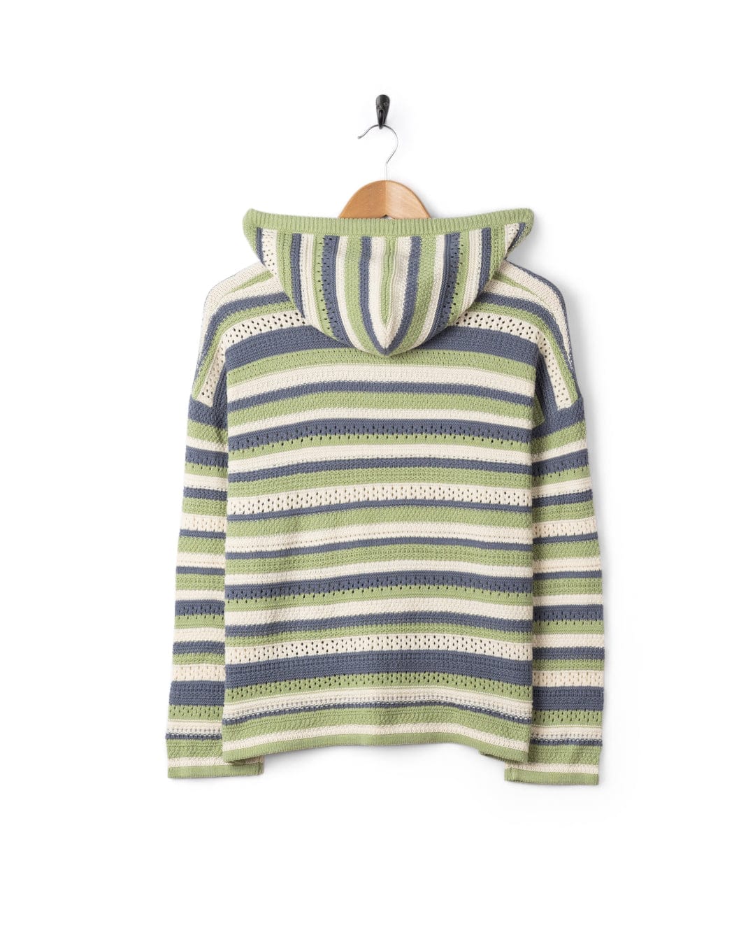 Aurelia - Womens Hooded Jumper - Light Green - Image 9