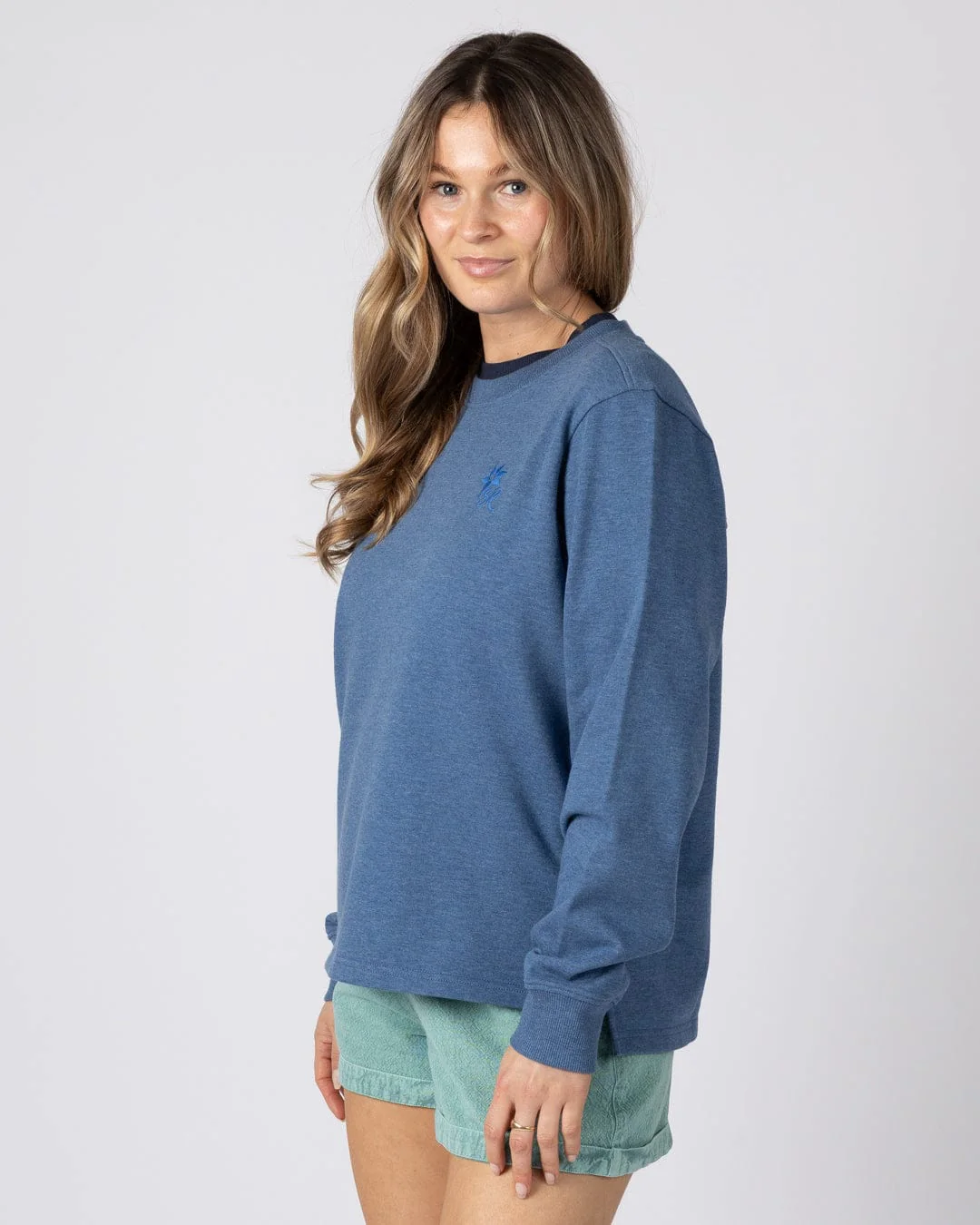 Austol - Womens Sweatshirt - Bright Blue - Image 3