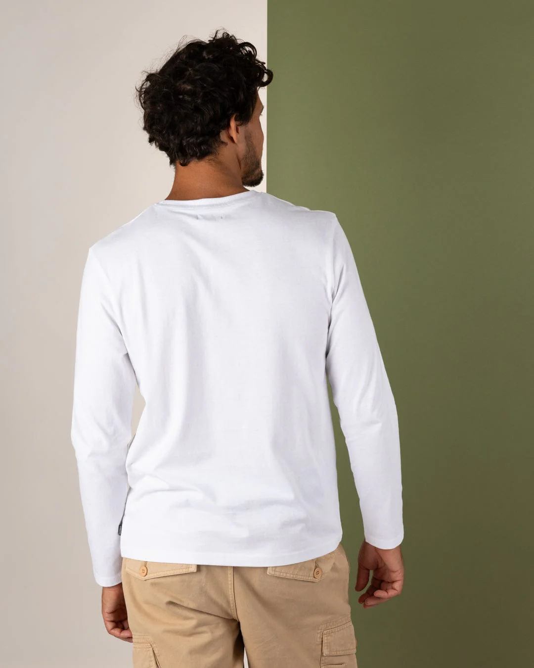 Axle - Mens Long Sleeve T-Shirt - White - Image 2
