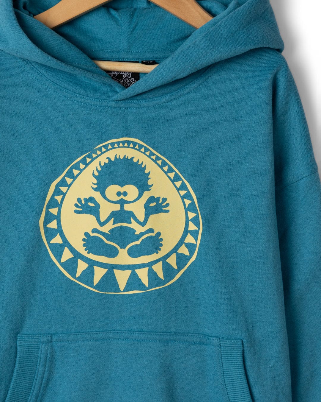 Back In The Day - Kids Pop Hoodie - Bright Blue - Image 2