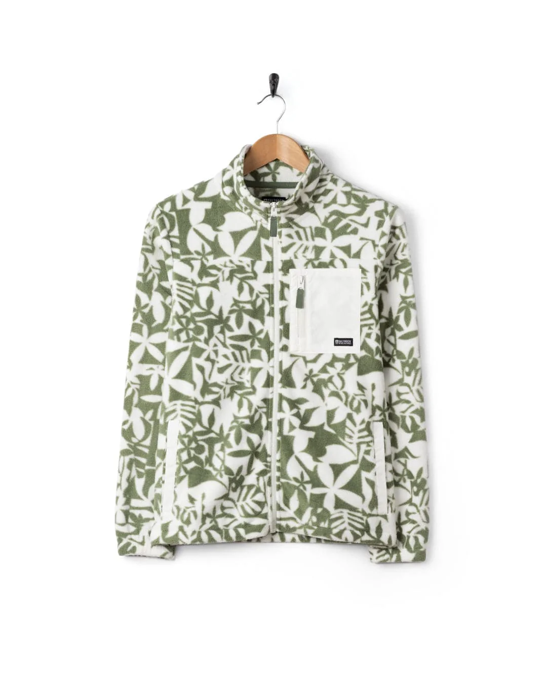 Balance  - Womens Zip Fleece - Light Green - Image 2