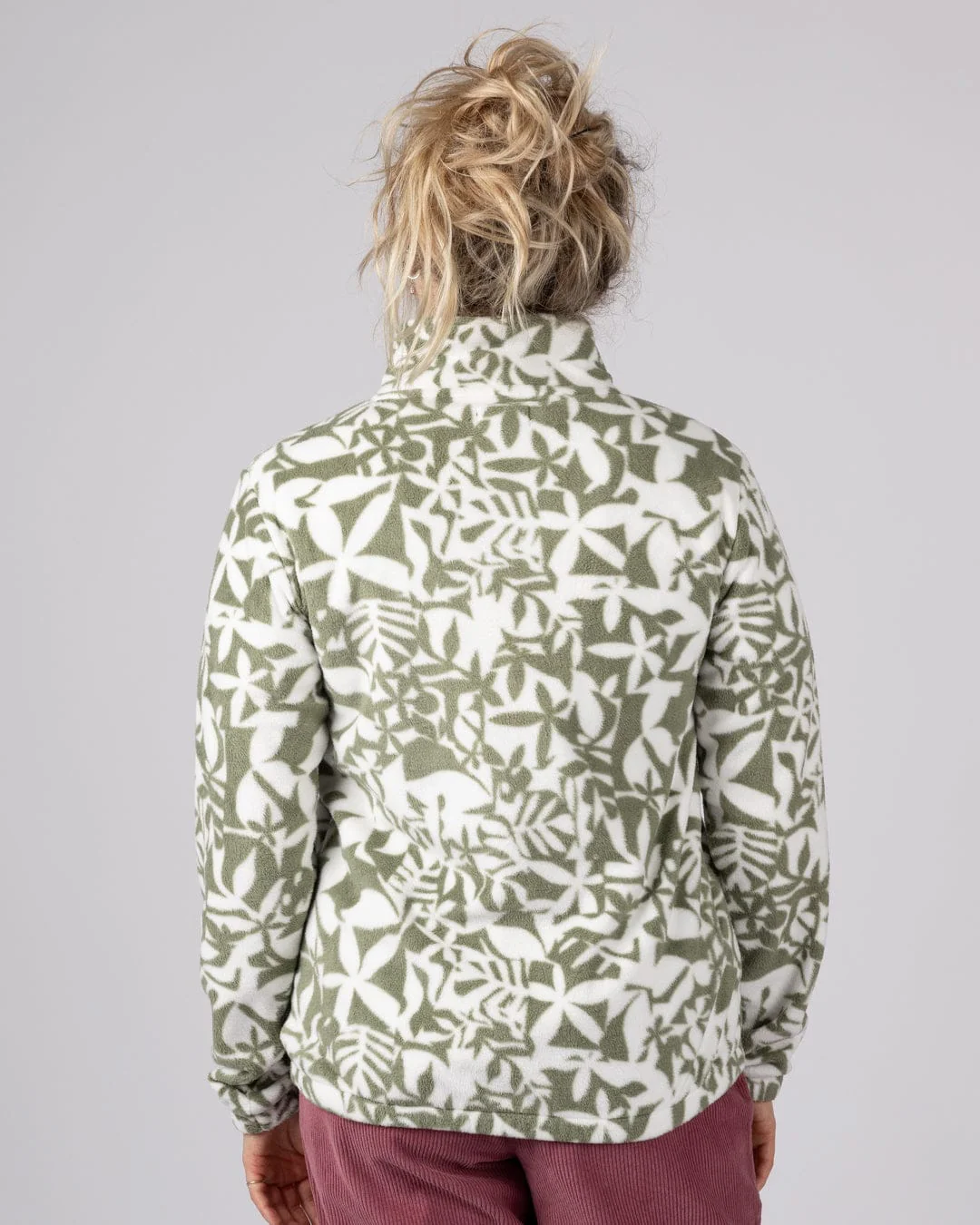 Balance  - Womens Zip Fleece - Light Green - Image 3