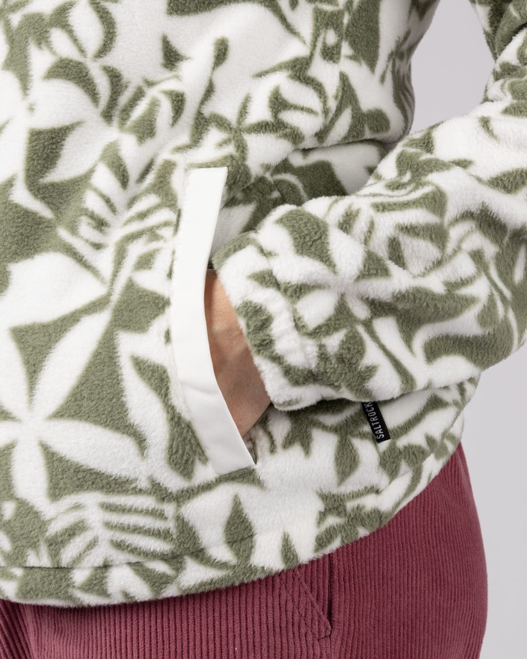 Balance  - Womens Zip Fleece - Light Green - Image 4