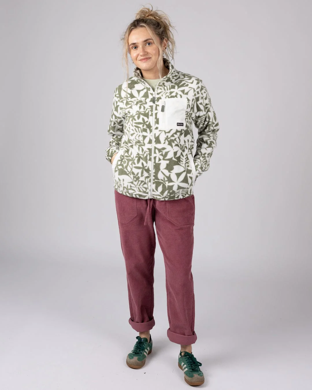 Balance  - Womens Zip Fleece - Light Green - Image 6