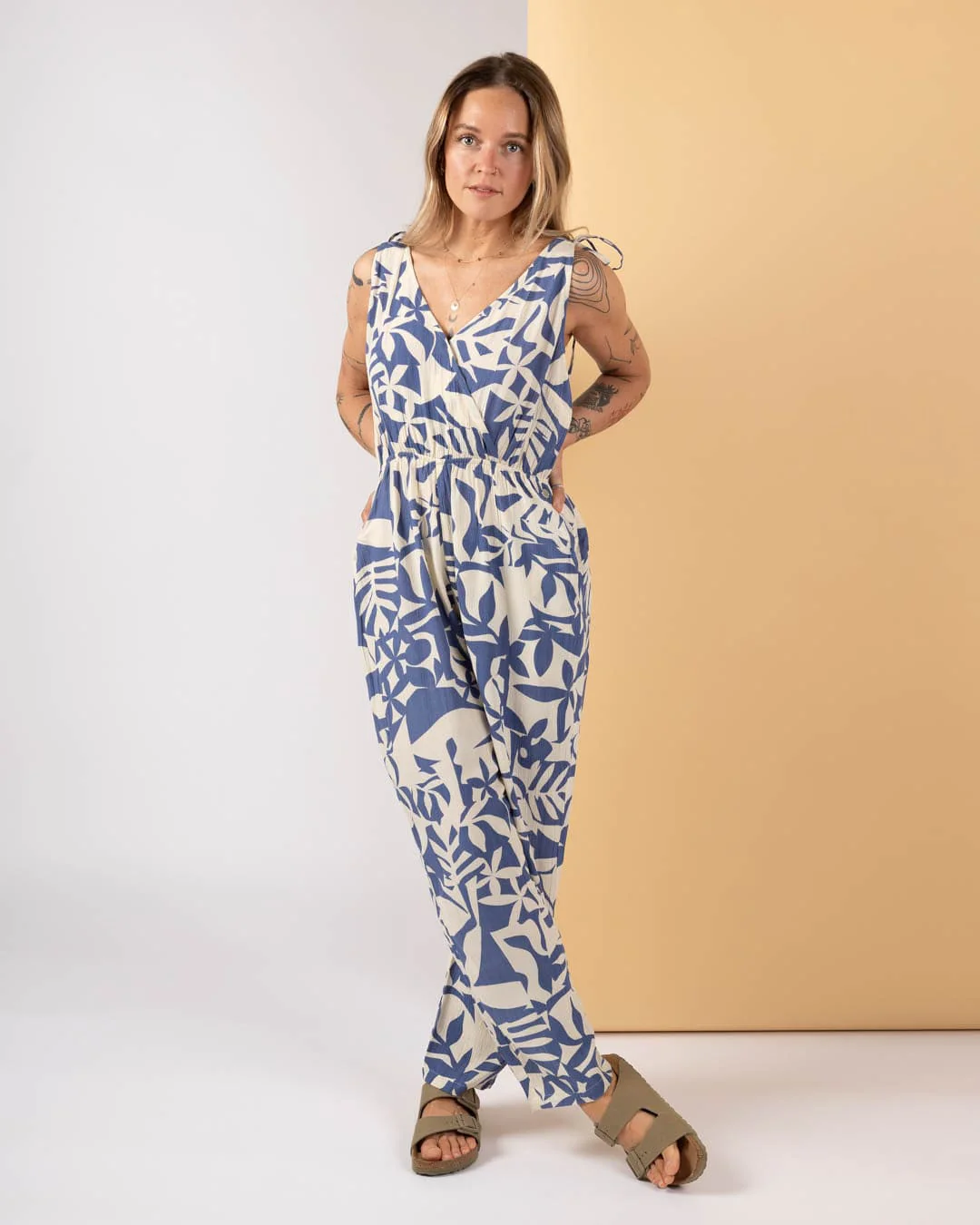 Balance - Womens Jumpsuit - Blue - Image 2