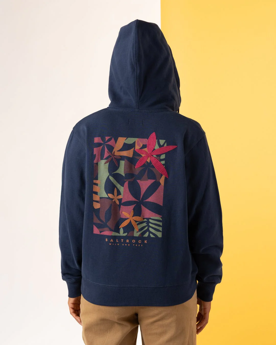 Balance Wild - Womens Zip Hoodie - Blue - Image 5