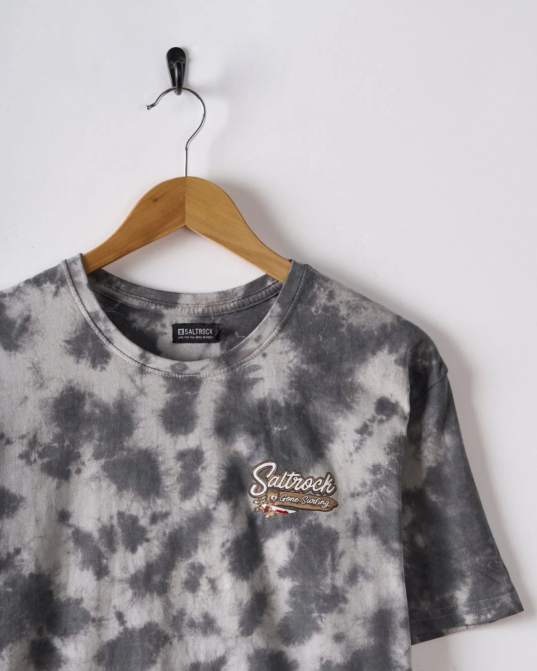 Beach Signs Wales - Mens Tie Dye T-Shirt - Grey - Image 7