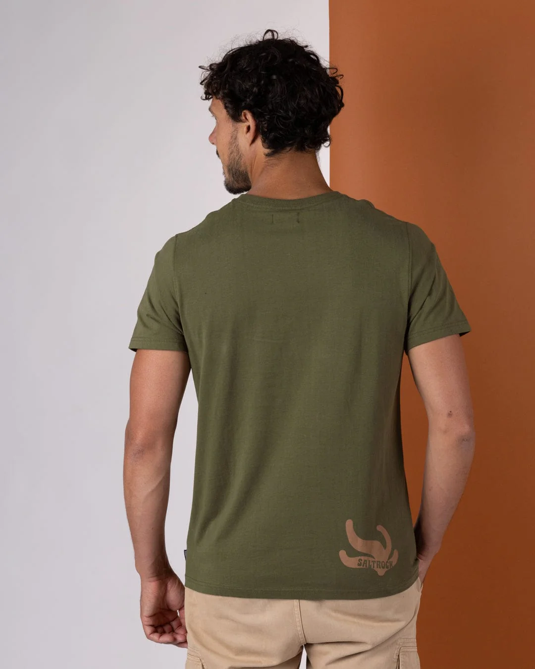 Block Icons - Mens Short Sleeve T-Shirt - Green - Image 5