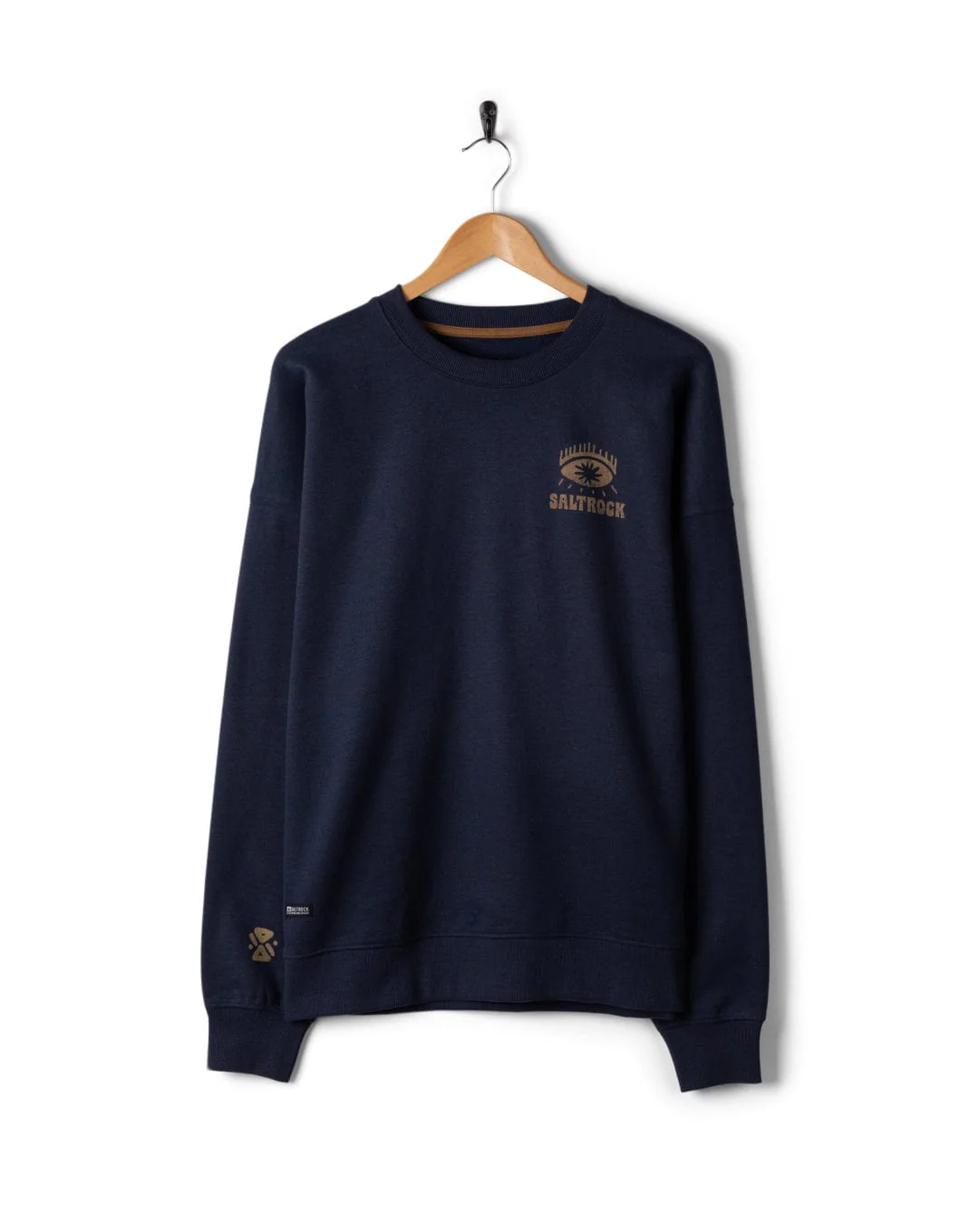 Block Icons - Mens Oversized Sweatshirt - Blue - Image 5