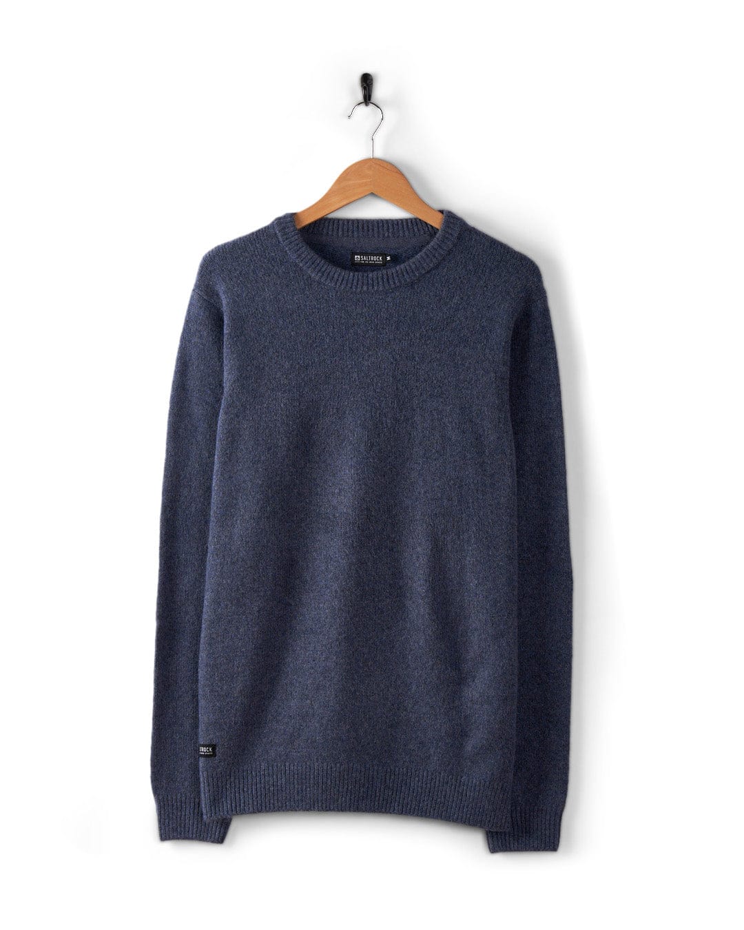 Bowen - Mens Knitted Jumper - Blue - Image 3