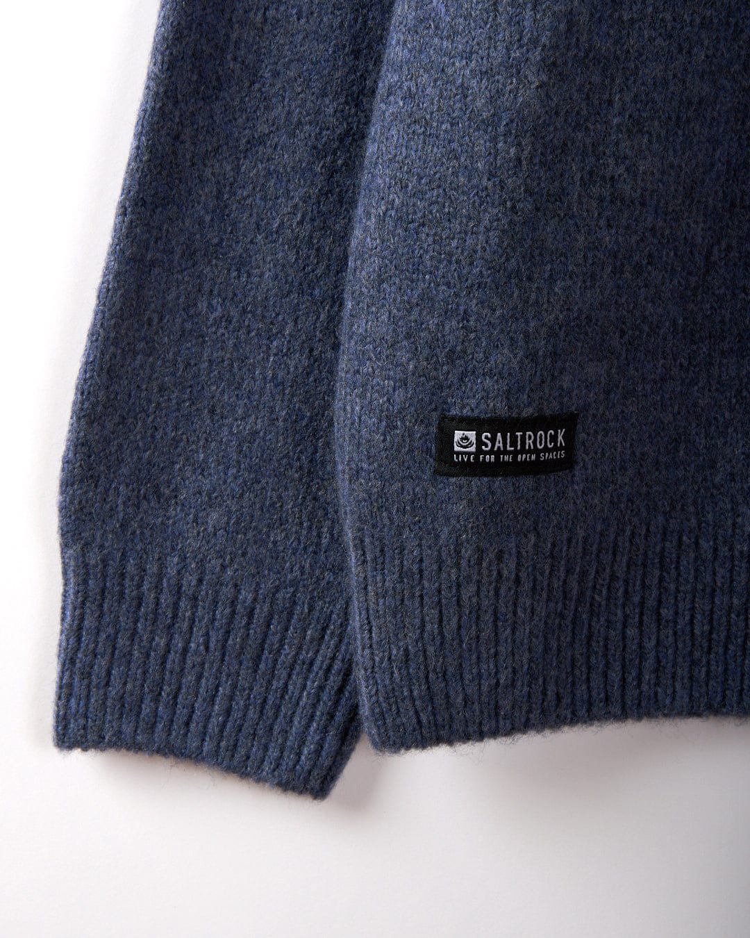 Bowen - Mens Knitted Jumper - Blue - Image 8
