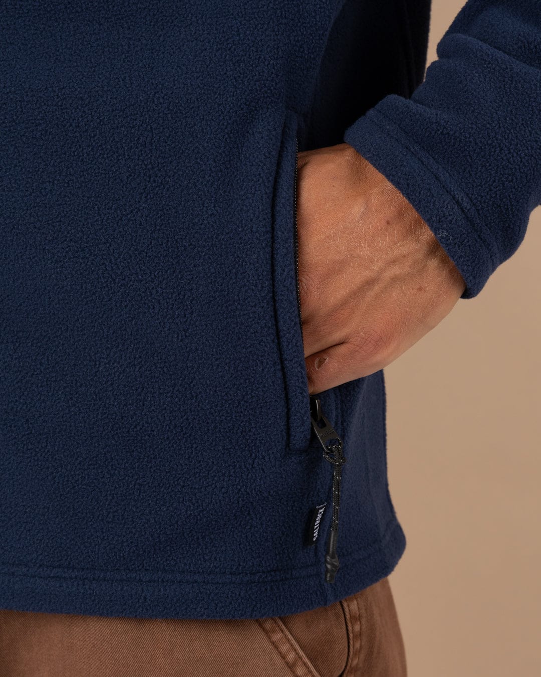 Bradford - Mens Zip Fleece - Blue - Image 6