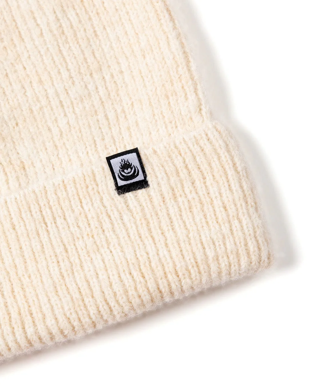 Brushed Maine - Recycled Beanie - Cream - Image 3