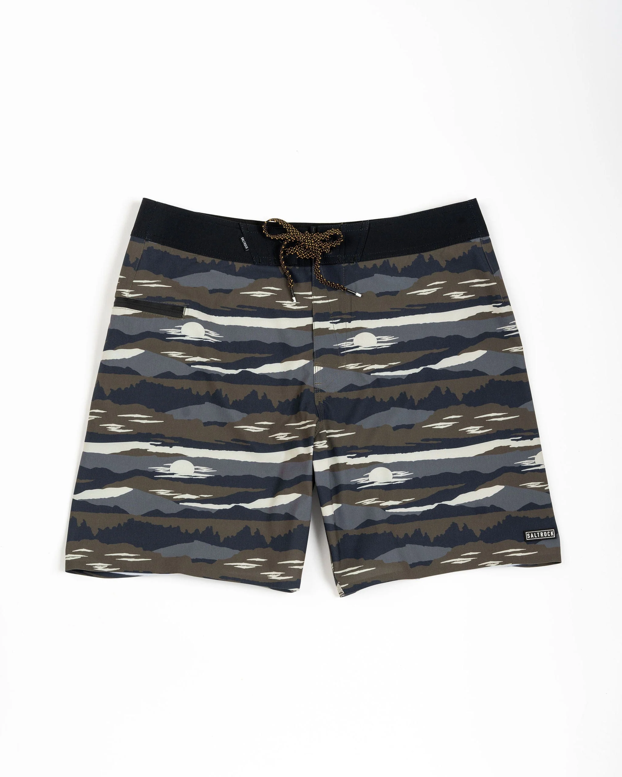 Camo Stripe - Mens Boardshort - Grey - Image 2