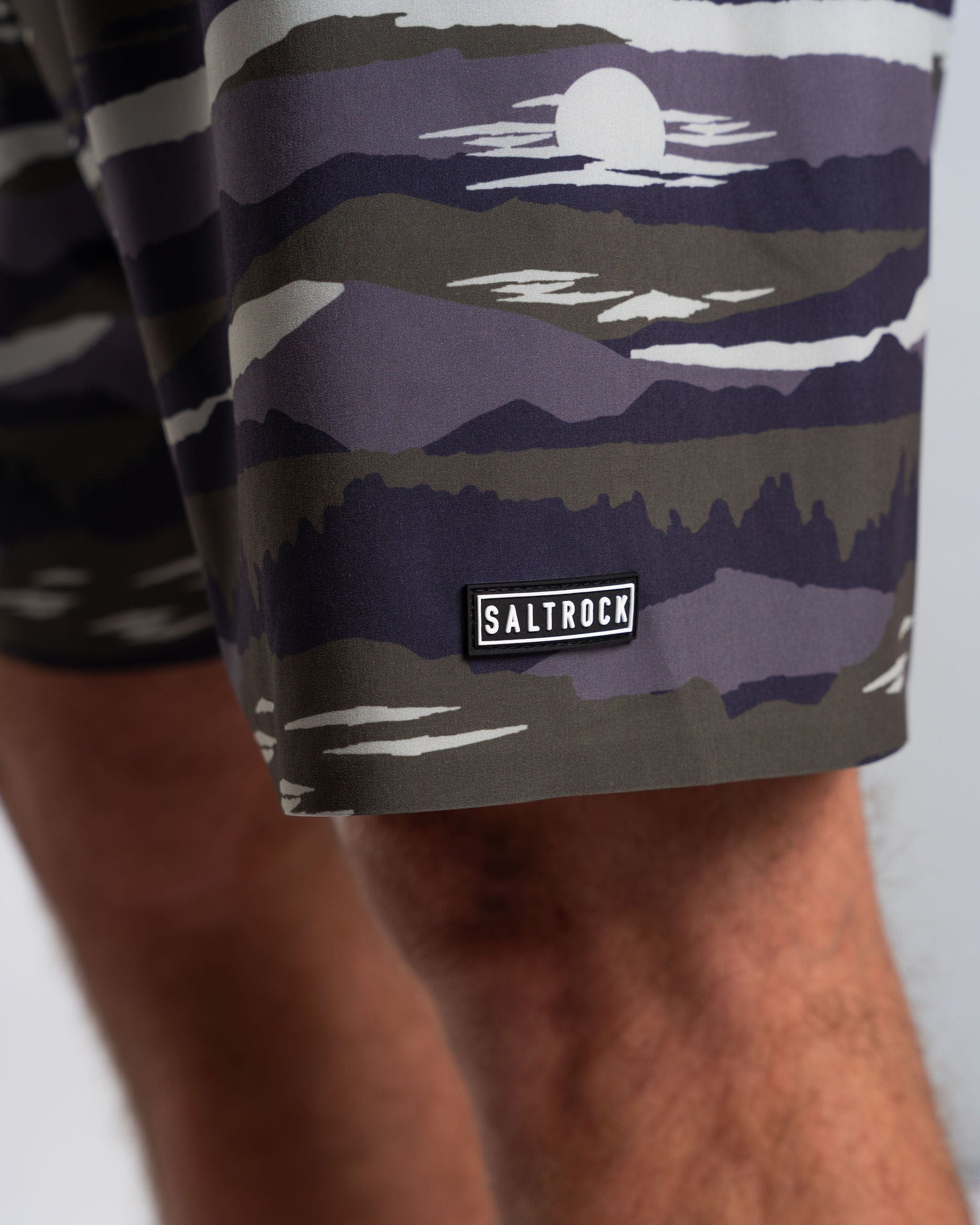 Camo Stripe - Mens Boardshort - Grey - Image 5