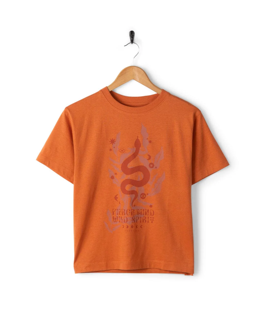 Charmer - Womens Boxy Short Sleeve T-Shirt - Orange - Image 3