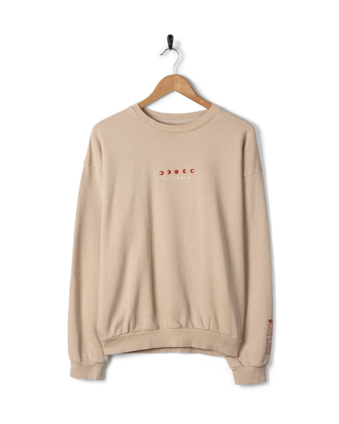 Charmer - Womens Oversized Sweat Shirt - Light Brown - Image 8
