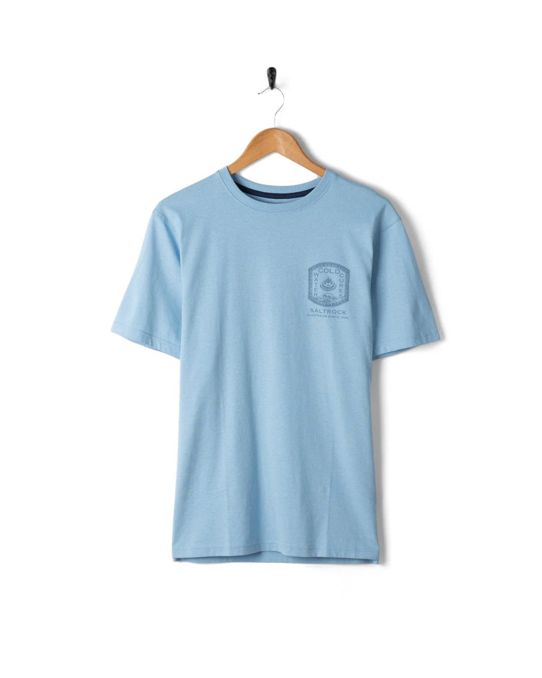 Cold Water Cures - Mens Short Sleeve T-Shirt - Blue - Image 4