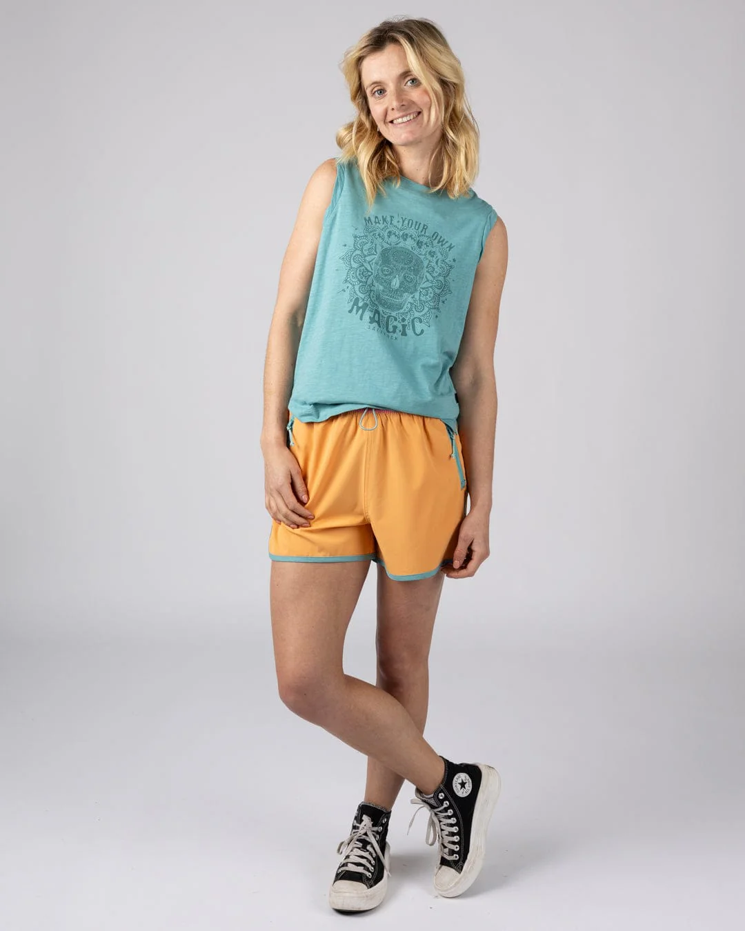 Copper Block - Womens Walkshort - Light Orange - Image 5