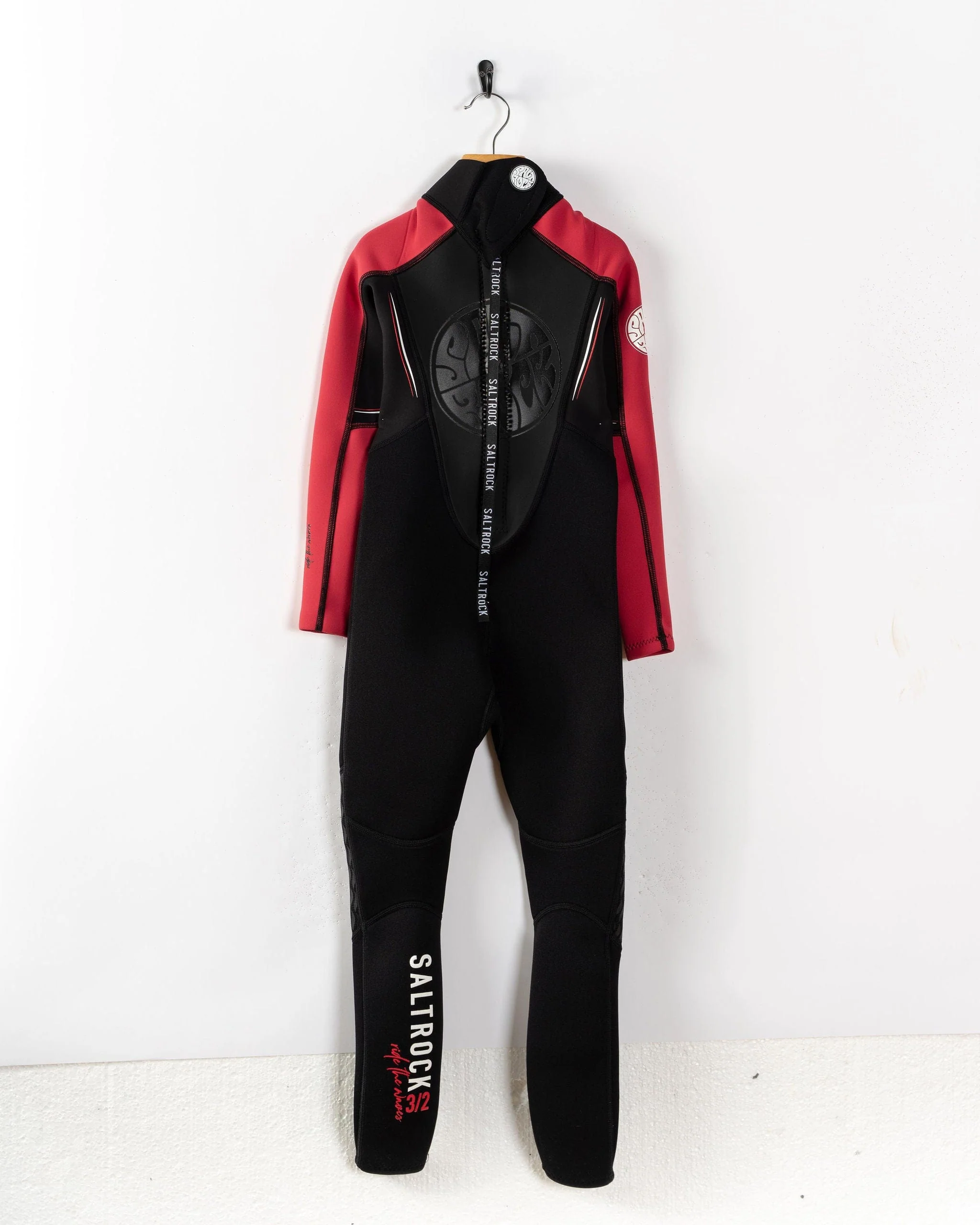 Core - Kids 3/2 Full Wetsuit - Black/Red - Image 5