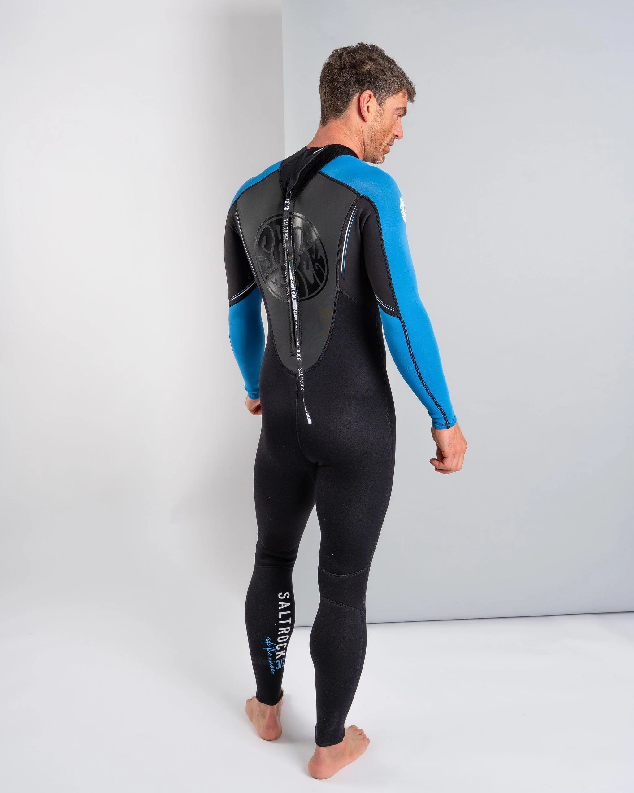 Core - Mens 3/2 Full Wetsuit - Blue/Black - Image 5