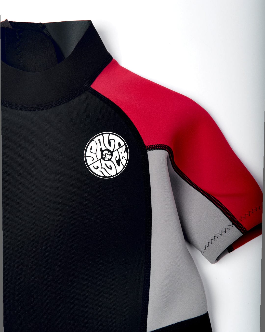 Core - Boys 3/2 Shortie Wetsuit - Black/Red - Image 4