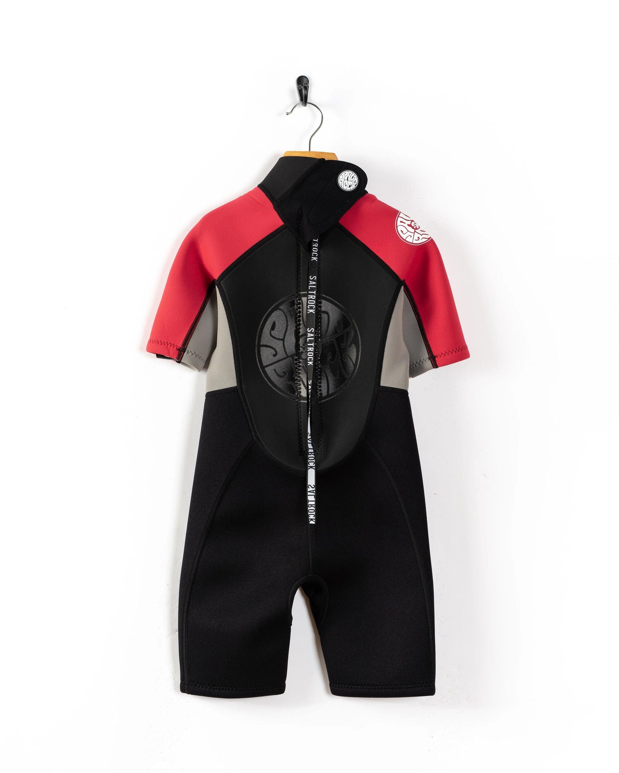 Core - Boys 3/2 Shortie Wetsuit - Black/Red - Image 7