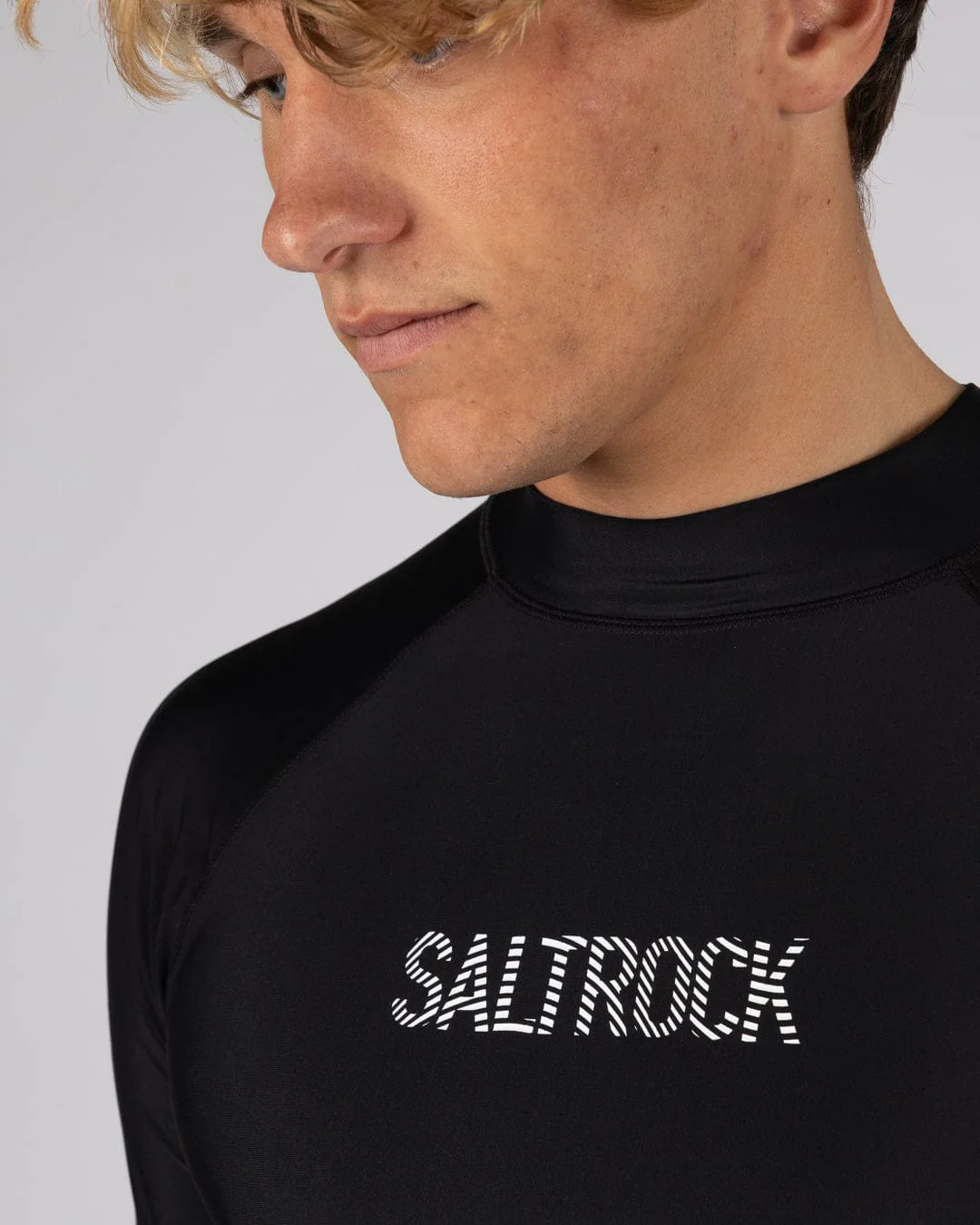 Core - Mens Long Sleeve Rashvest - Black - Image 3