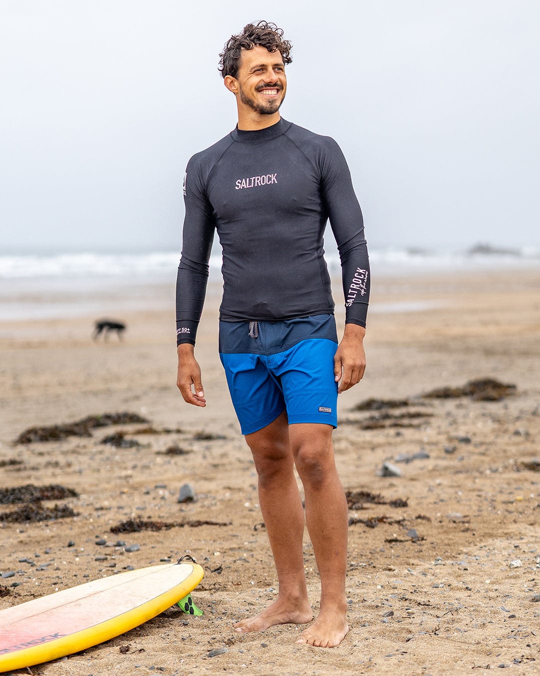 Core - Mens Long Sleeve Rashvest - Black - Image 9