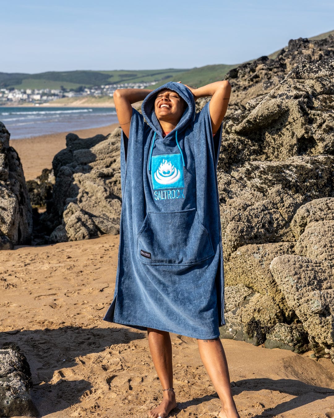 Corp Changing Towel - Mid Blue - Image 3